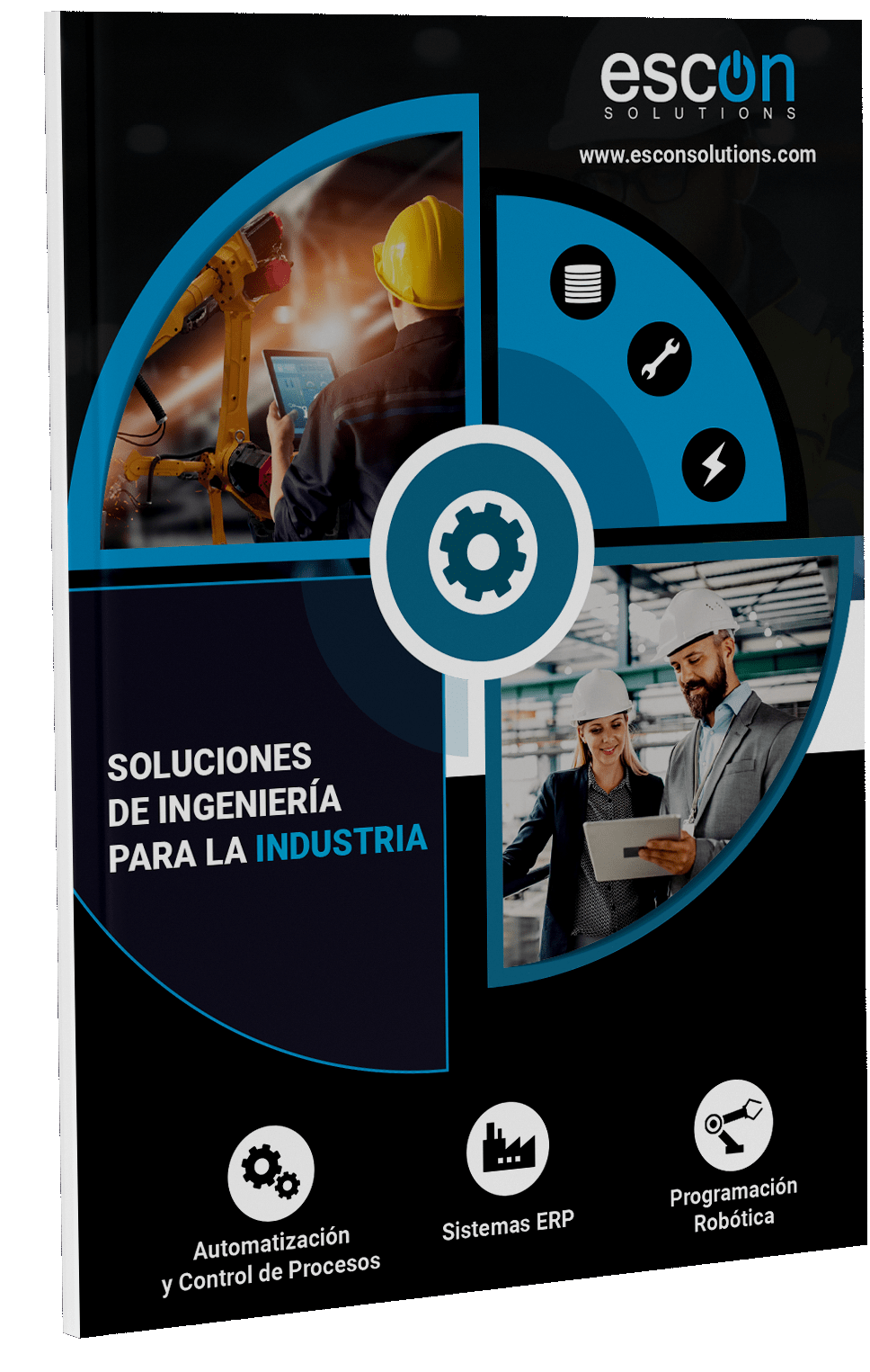 SOLUCIONES DE INGENIERÍA PARA LA INDUSTRIA - MOCKUP BROCHURE ESCON