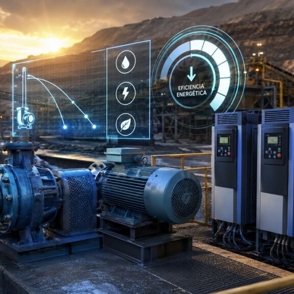 Eficiencia energética en sistemas de bombeo minero